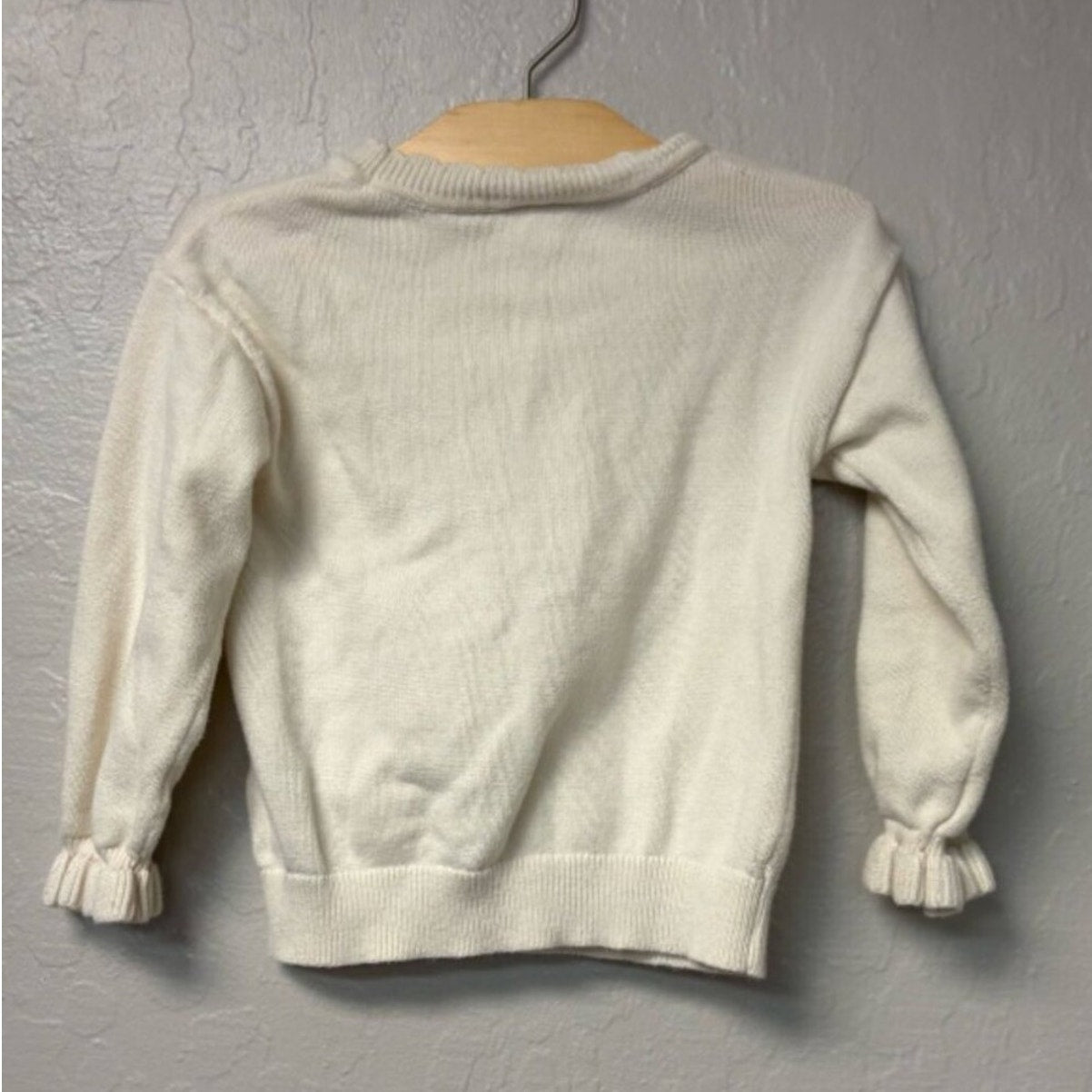 baby gap girls' knit bear sweater 3Y