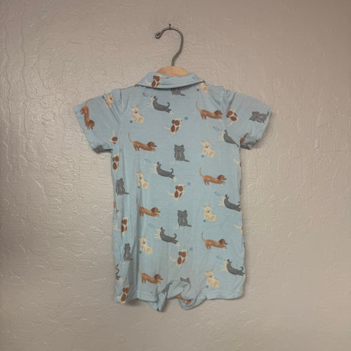 angel dear blue dog shortie 12-18M