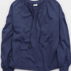 aerie blue tie sweatshirt MEDIUM