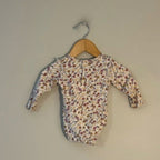 h&m floral bodysuit 6M