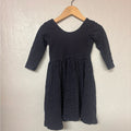 alice + ames girls' navy polka dot dress 3Y