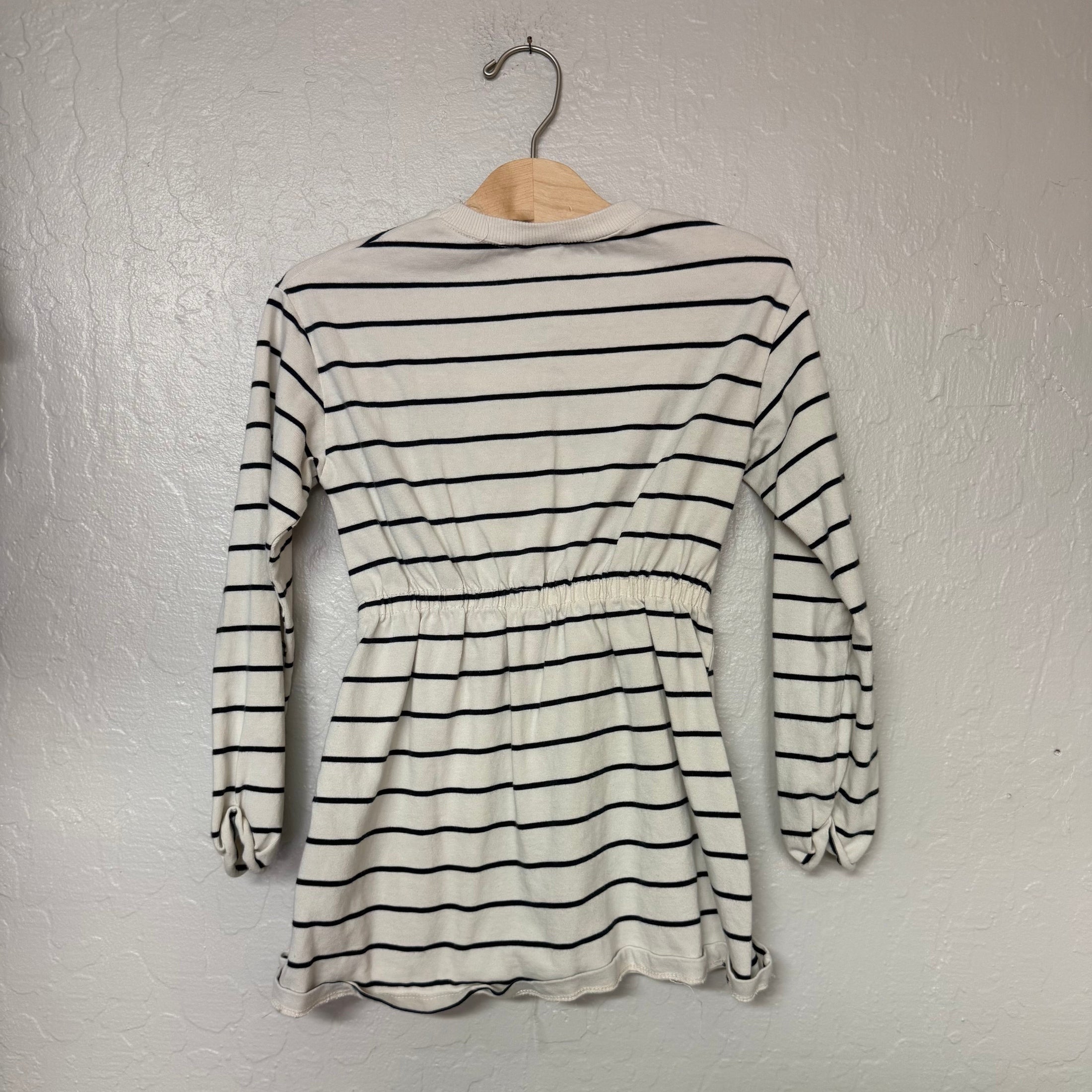 zara striped tunic dress 8Y