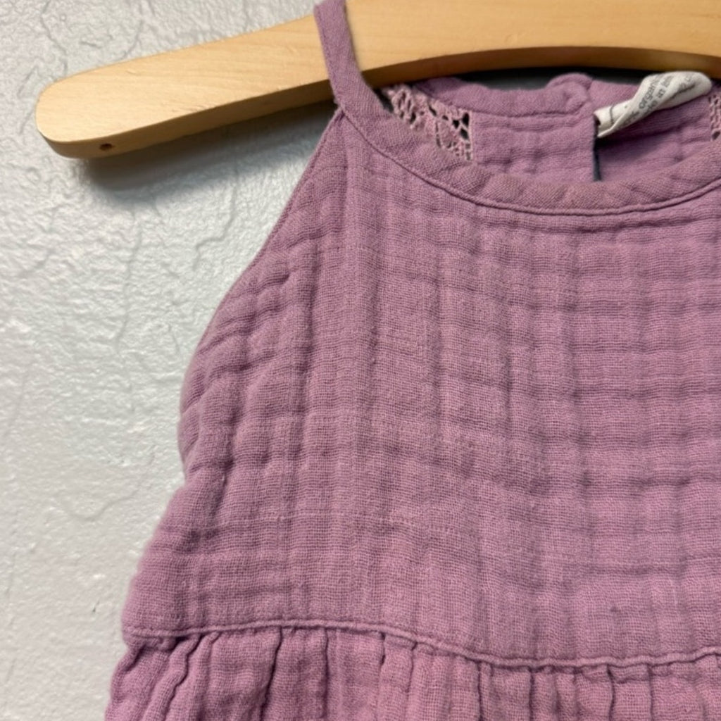 city mouse lavender jumpsuit 9-12M