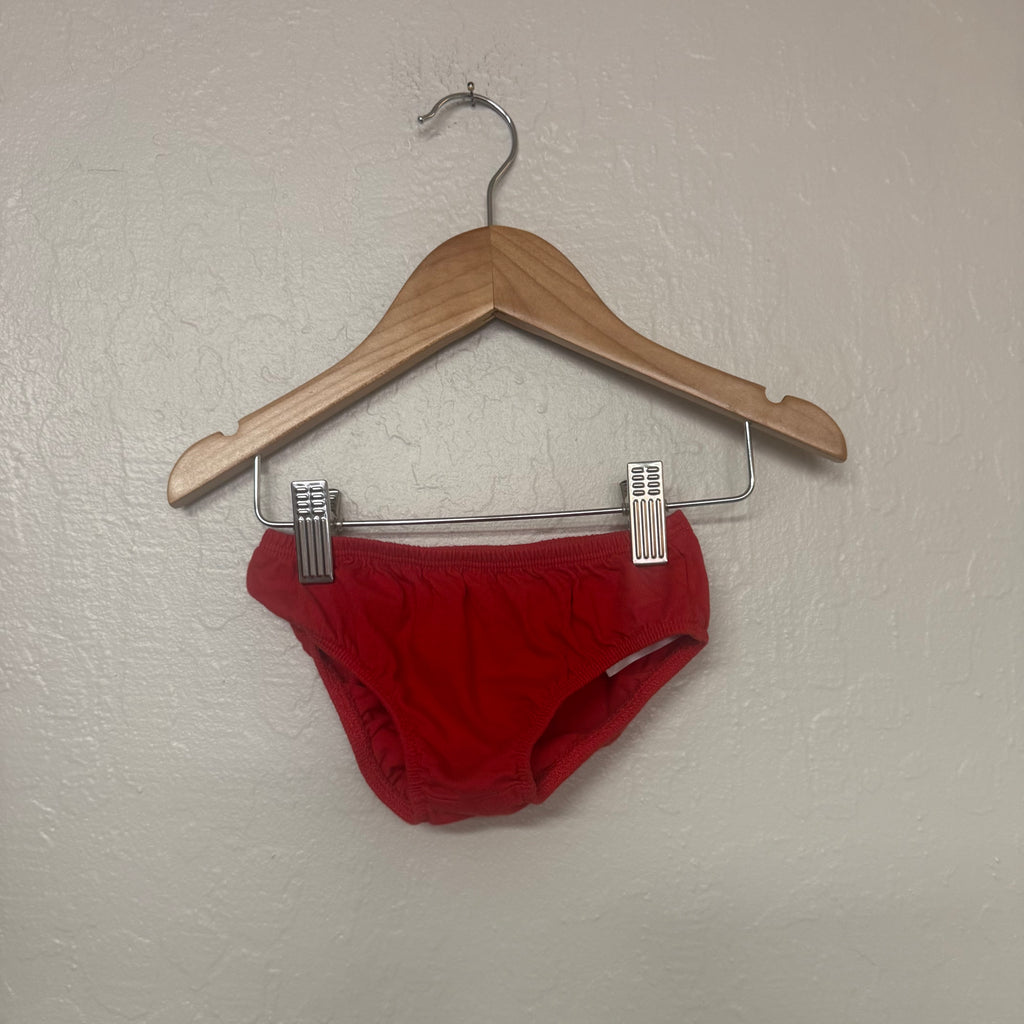 janie and jack red dress with bloomers 6-12M