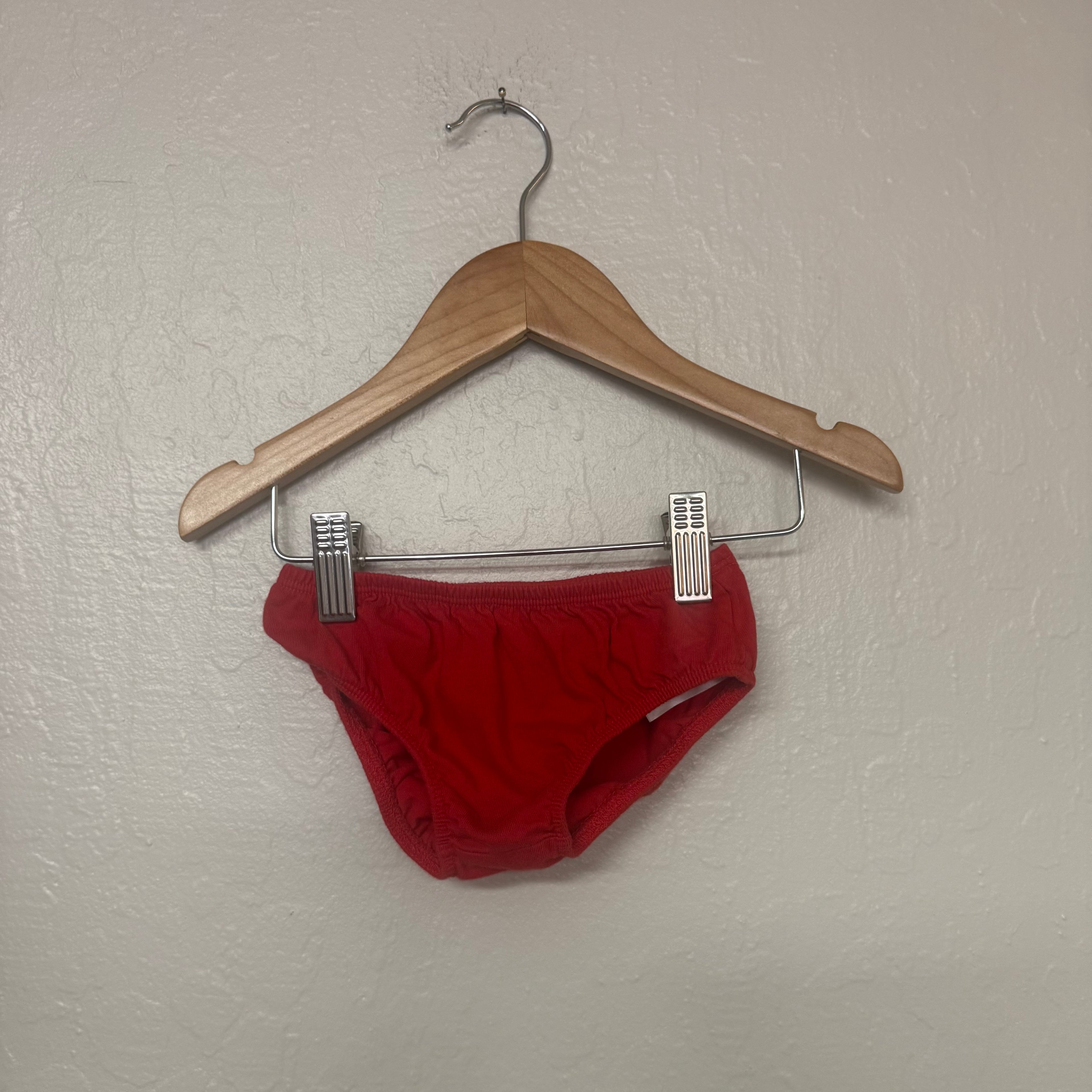 janie and jack red dress with bloomers 6-12M