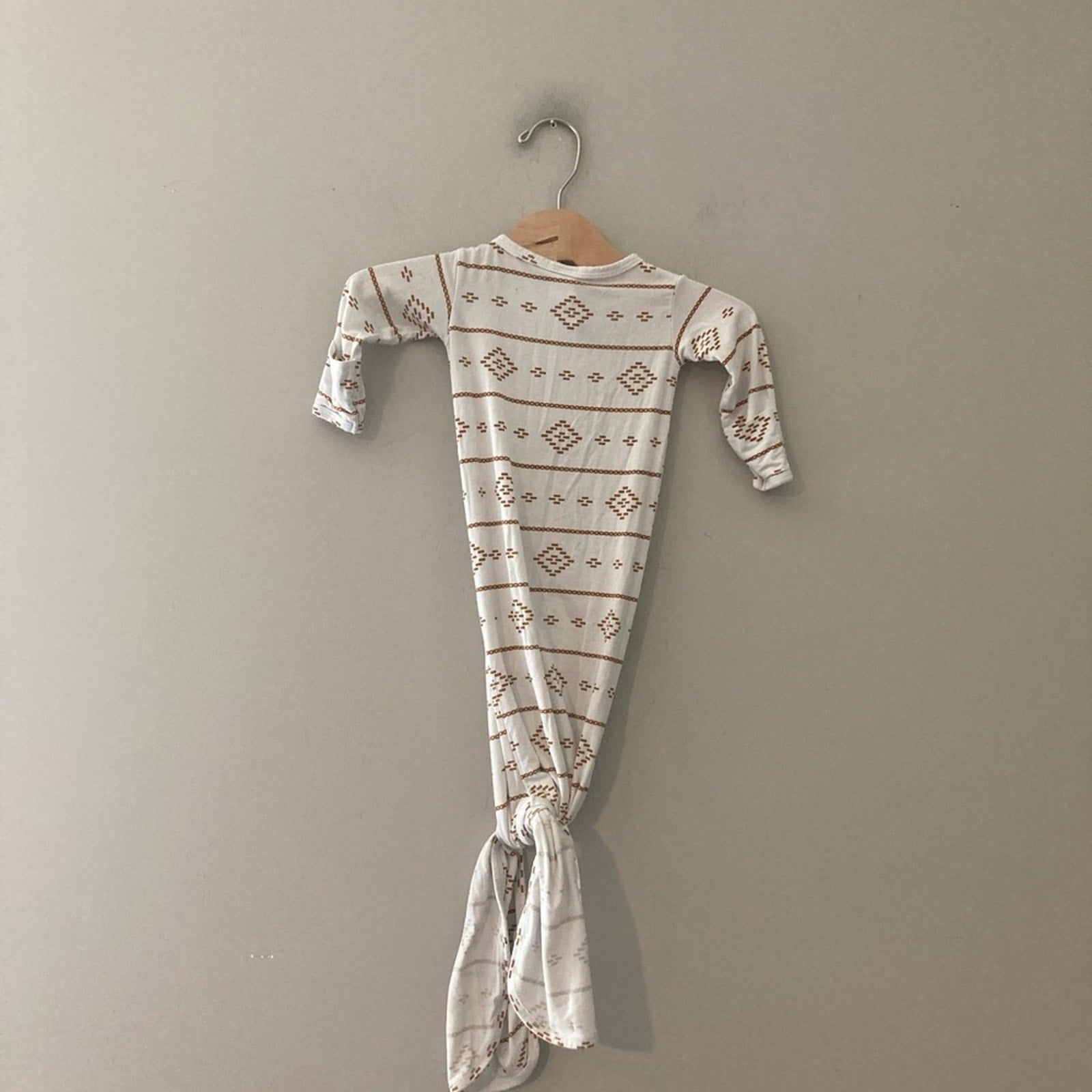 lou lou & co white gold gown newborn