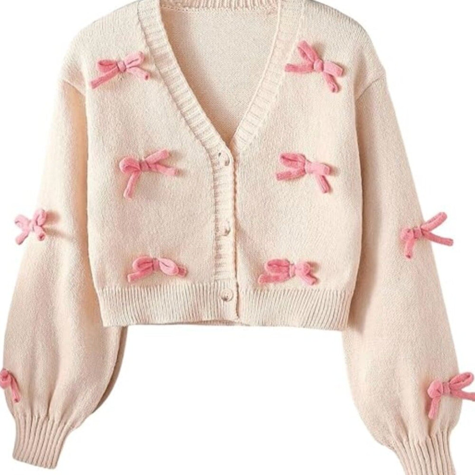reverie threads bow cardigan 3-4Y