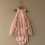 little me pink dress bloomers 24M NWT