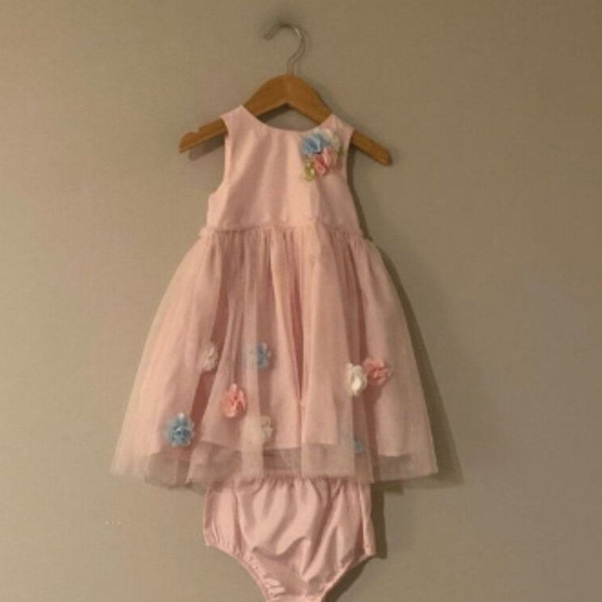 little me pink dress bloomers 24M NWT