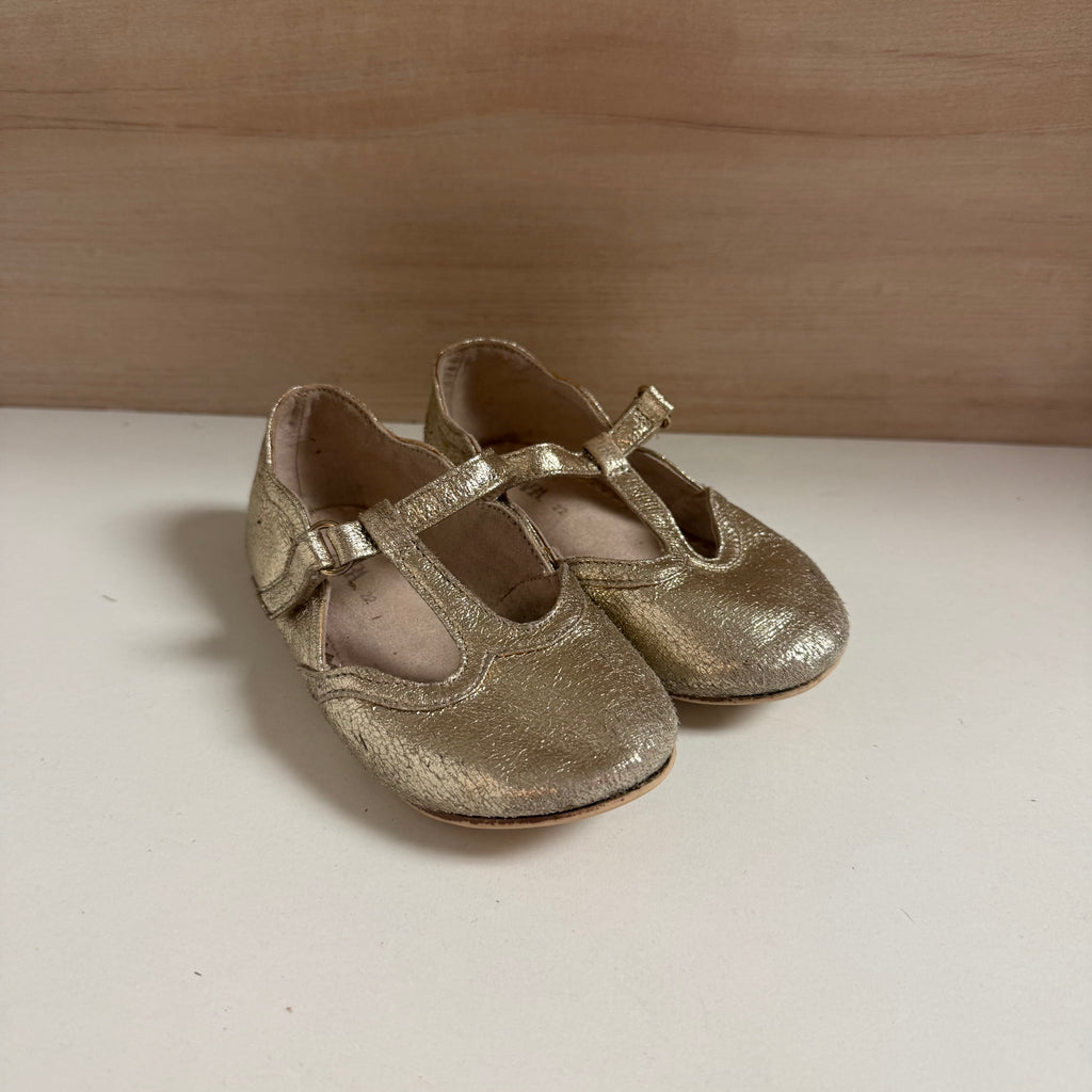 zara gold mary janes 22 euro