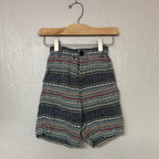 peek boys’ embroidered shorts 4-5Y