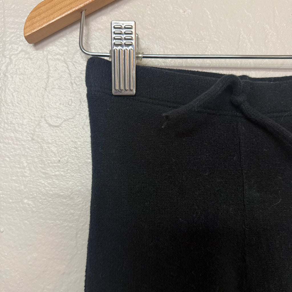 zara girls black flare leggings 5Y
