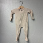 wildbird soft beige footie 3-6M