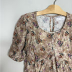 zara girls' mini floral dress 11-12Y
