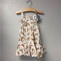 kite organic cotton cheetah slip dress 12-18M