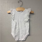 janie and jack white bodysuit eyelet ruffle 3-6M