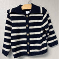 zara girls' striped cardigan 3-4Y