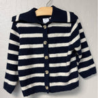 zara girls' striped cardigan 3-4Y