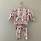 zara x bluey girls' sweatshirt‎ set 18-24M
