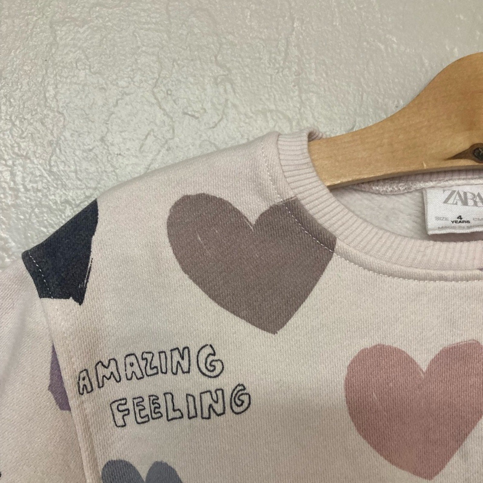 zara girls' hearts outfit 4Y