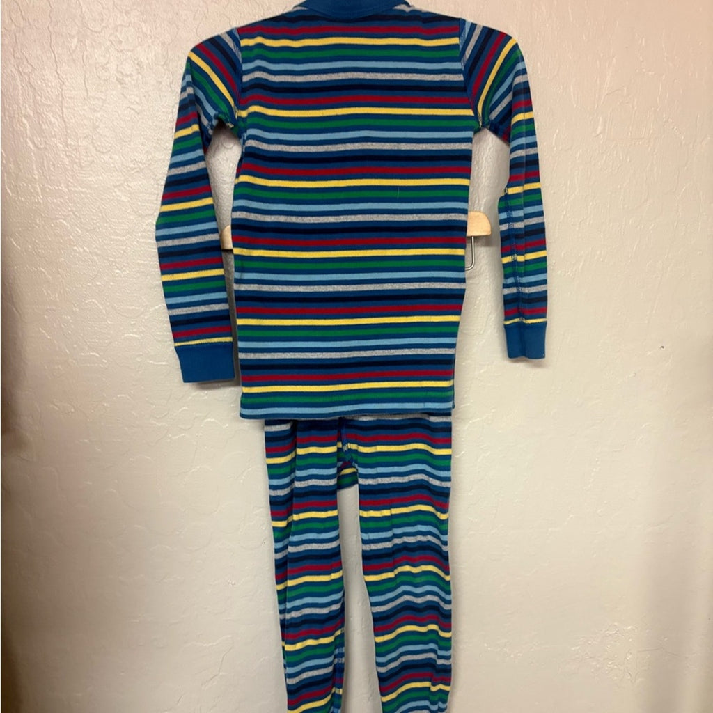 hanna andersson colorful pajama set 5Y