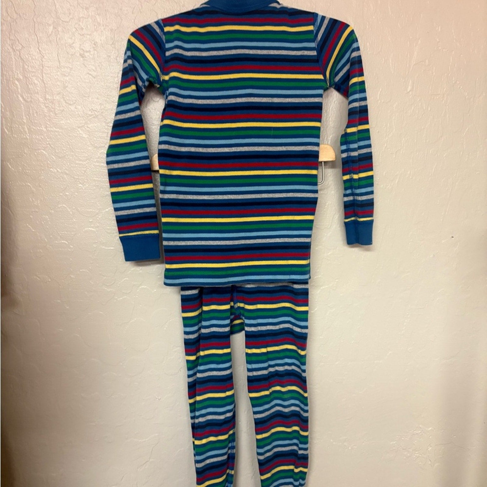 hanna andersson colorful pajama set 5Y