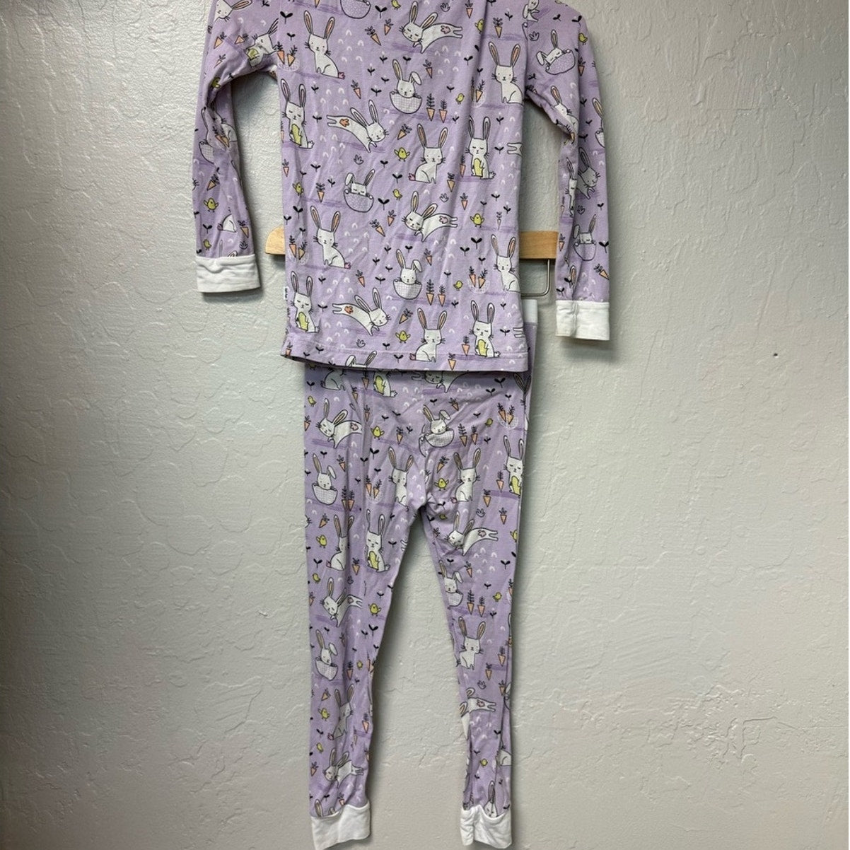 little sleepies purple bunny pajamas 3Y