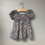 baby gap floral dress white bloomers 12-18M