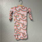 magnetic me pink rainbow gown newborn