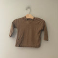 zara boys' brown hoodie 12-18M