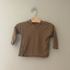zara boys' brown hoodie 12-18M