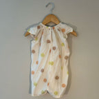 h&m cream sunshine romper 18M