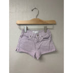 zara girls' purple denim shorts 12-18M
