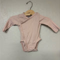 h&m girls' pink pointelle bodysuit 3M