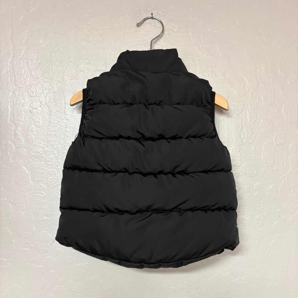 little bipsy boys black puffer vest 18-24M