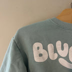 zara x bluey blue sweatshirt 2-3Y
