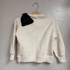 zara girls' cream sweatshirt 6-7Y