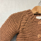huggalugs brown cardigan 18-24M