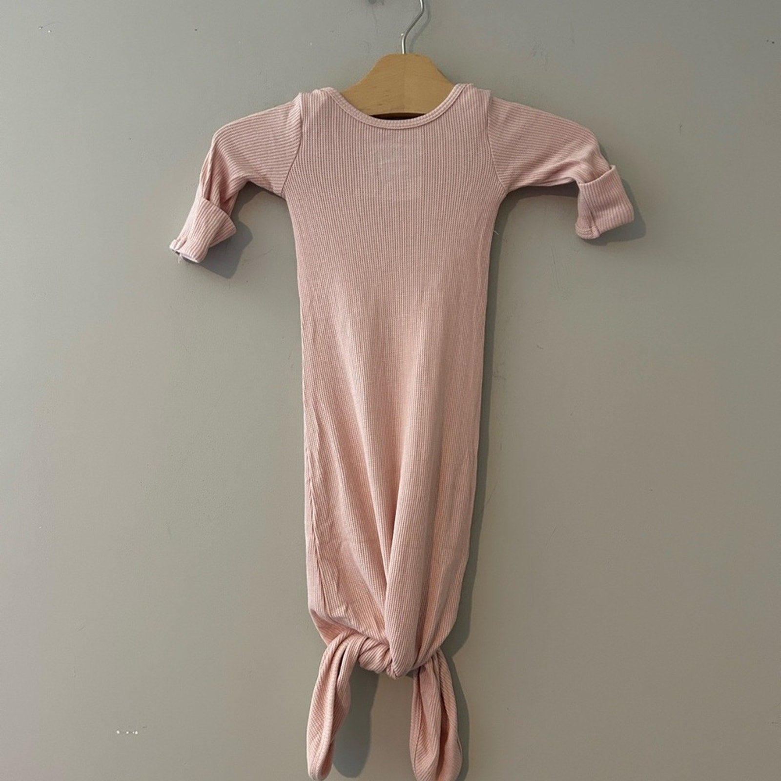 caden lane pink bamboo gown newborn