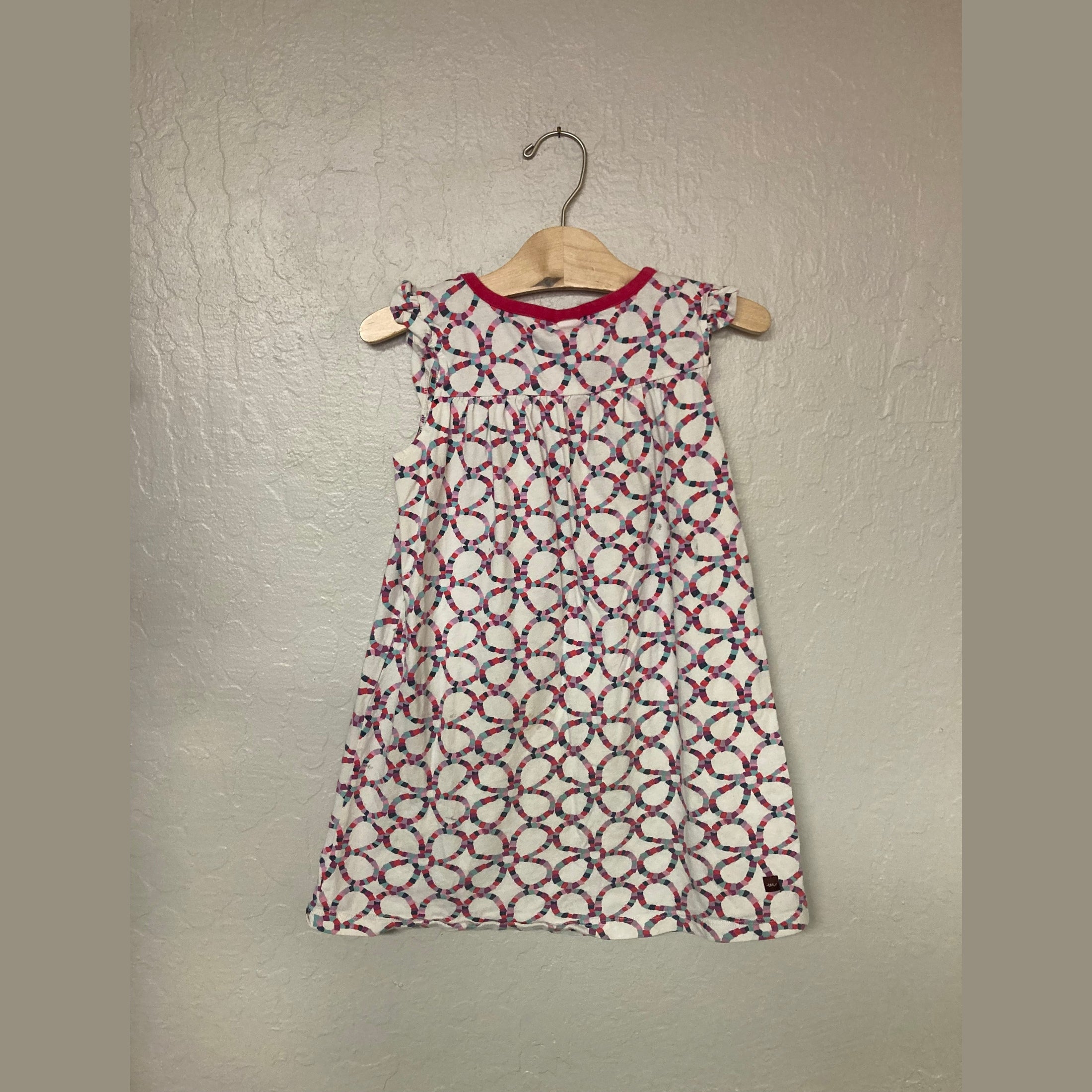 tea collection ruffle dress 6Y