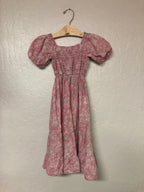 zara tiered floral dress 6Y