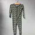 brave little ones green leaf bamboo footie 18-24M