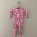 posh peanut pink footie bamboo‎ 6-9M
