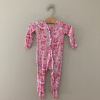 posh peanut pink footie bamboo‎ 6-9M