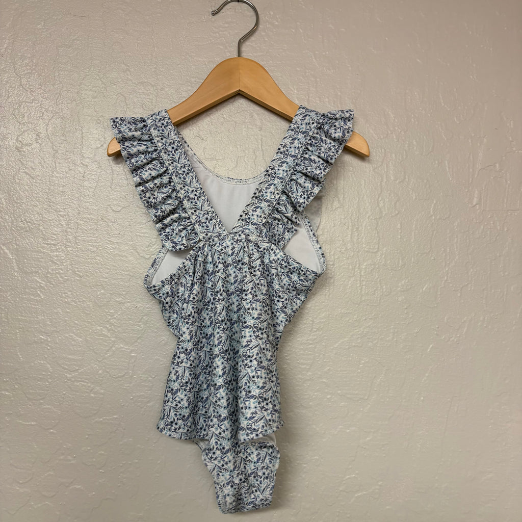 minnow girls' blue swimsuit 3-4Y