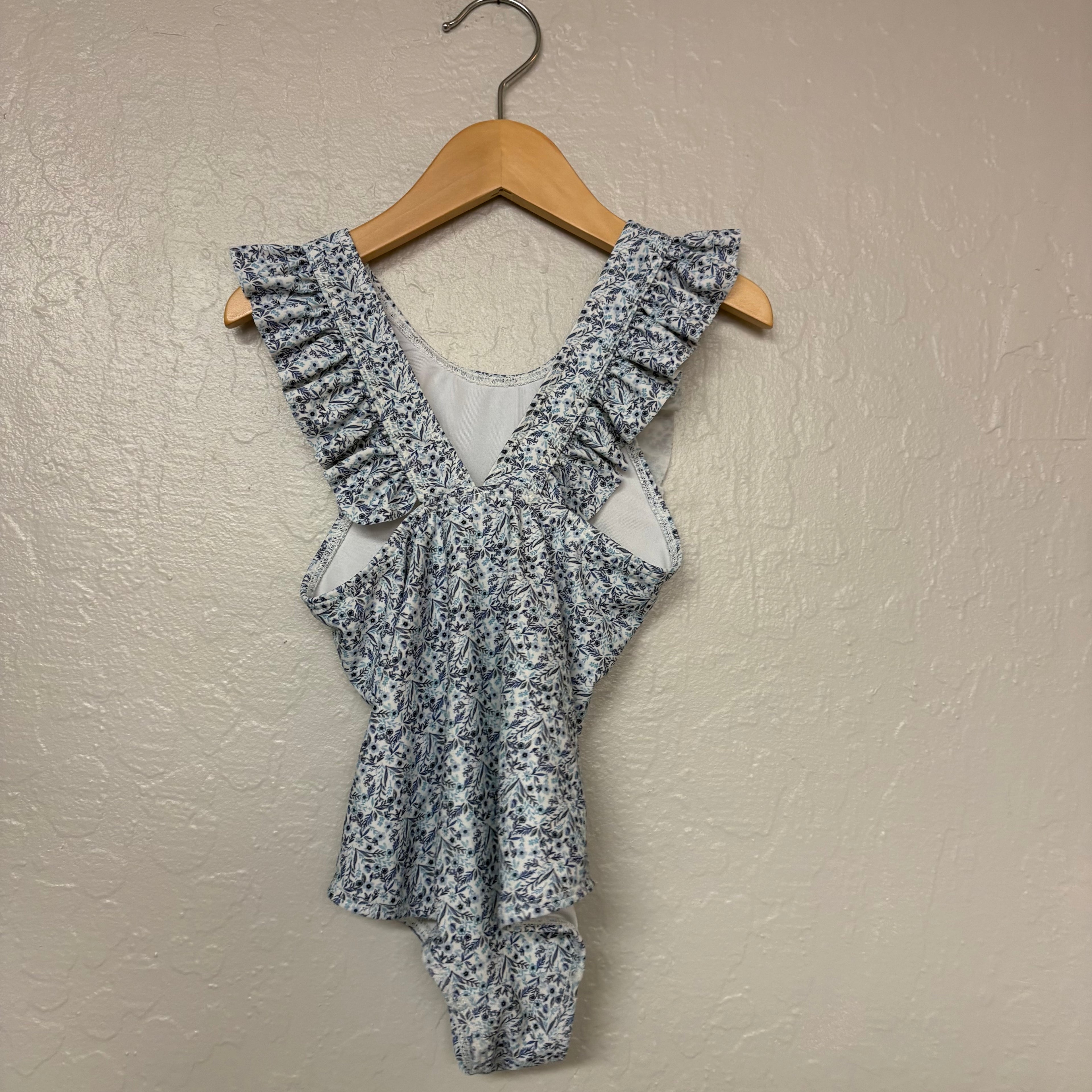 minnow girls' blue swimsuit 3-4Y