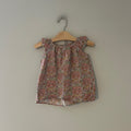 peek girls' pink paisley tunic blouse12-18M