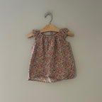 peek girls' pink paisley tunic blouse12-18M
