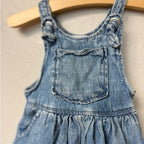 zara denim dress 18-24M