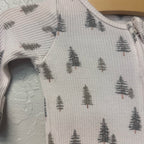caden lane cream tree footie newborn